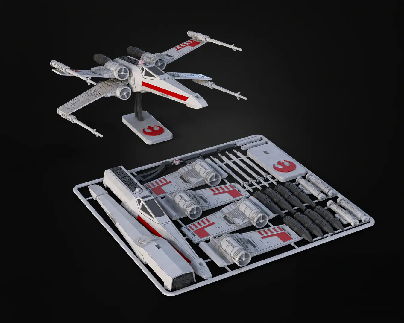 بطاقة تركيب مقاتلة الفضاء "X-Wing" (Starfighter Kit Card) - إصدار المقاومة بطاقة تركيب مقاتلة الفضاء "X-Wing" (Starfighter Kit Card) - إصدار المقاومة