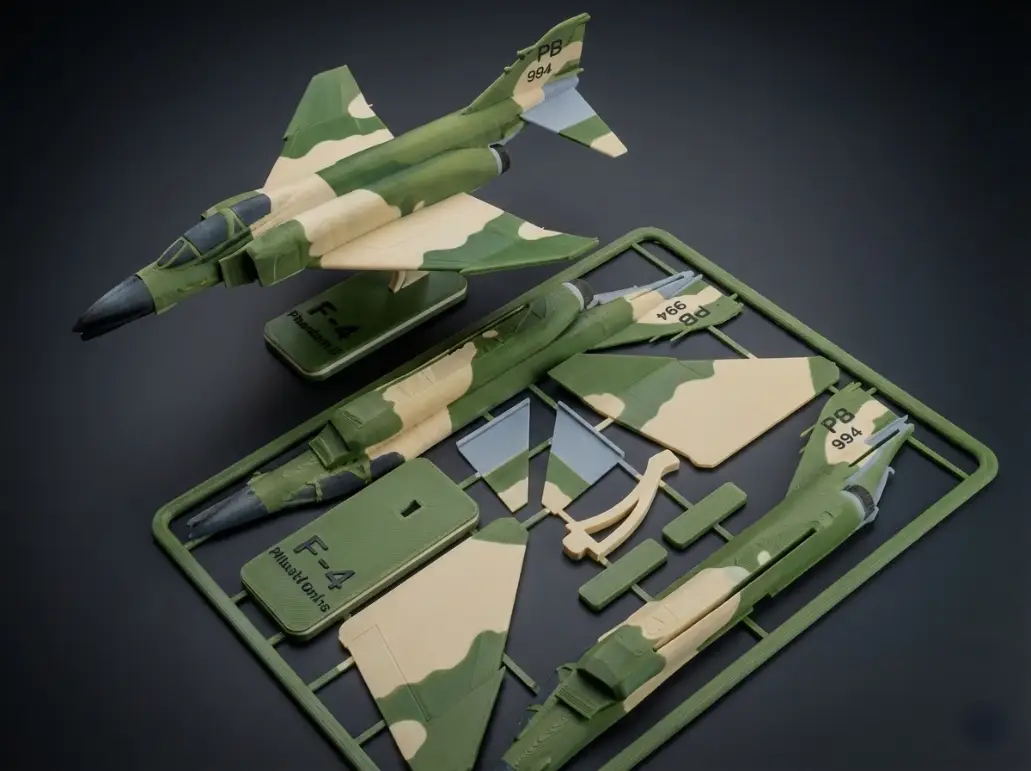 بطاقة تركيب طائرة "فانتوم F-4" المقاتلة (Kit Card) - نموذج ثلاثي الأبعاد بطاقة تركيب طائرة "فانتوم F-4" المقاتلة (Kit Card) - نموذج ثلاثي الأبعاد