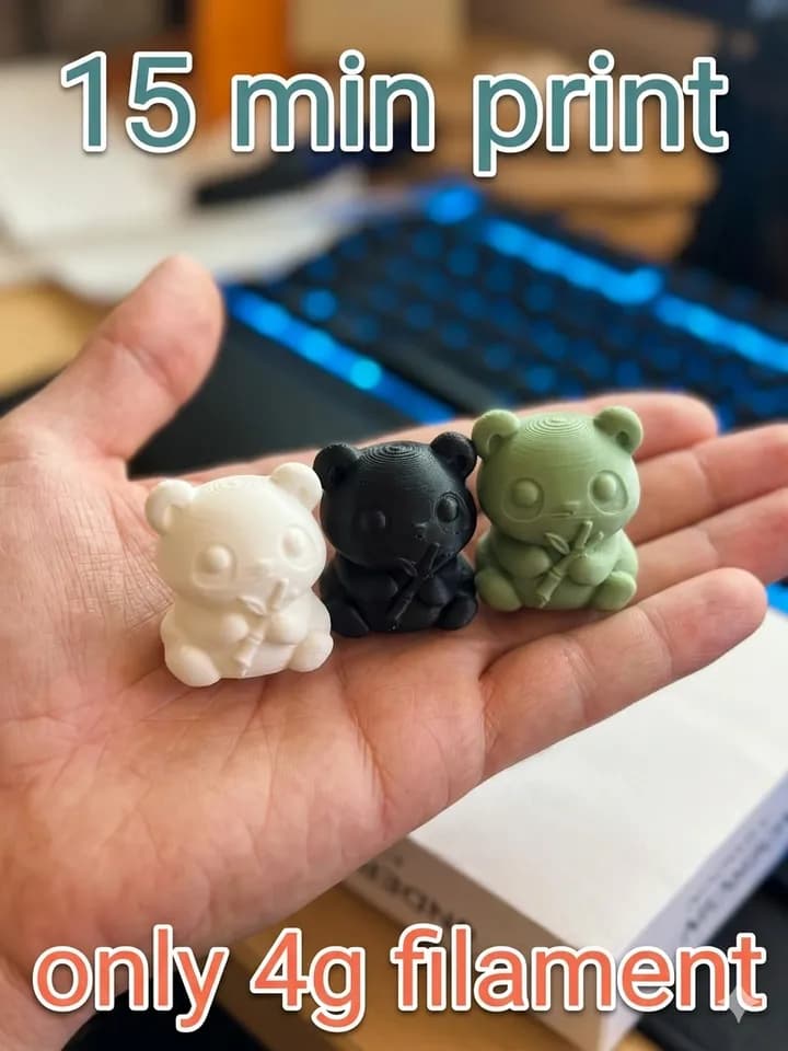 مجسم باندا صغير لطيف