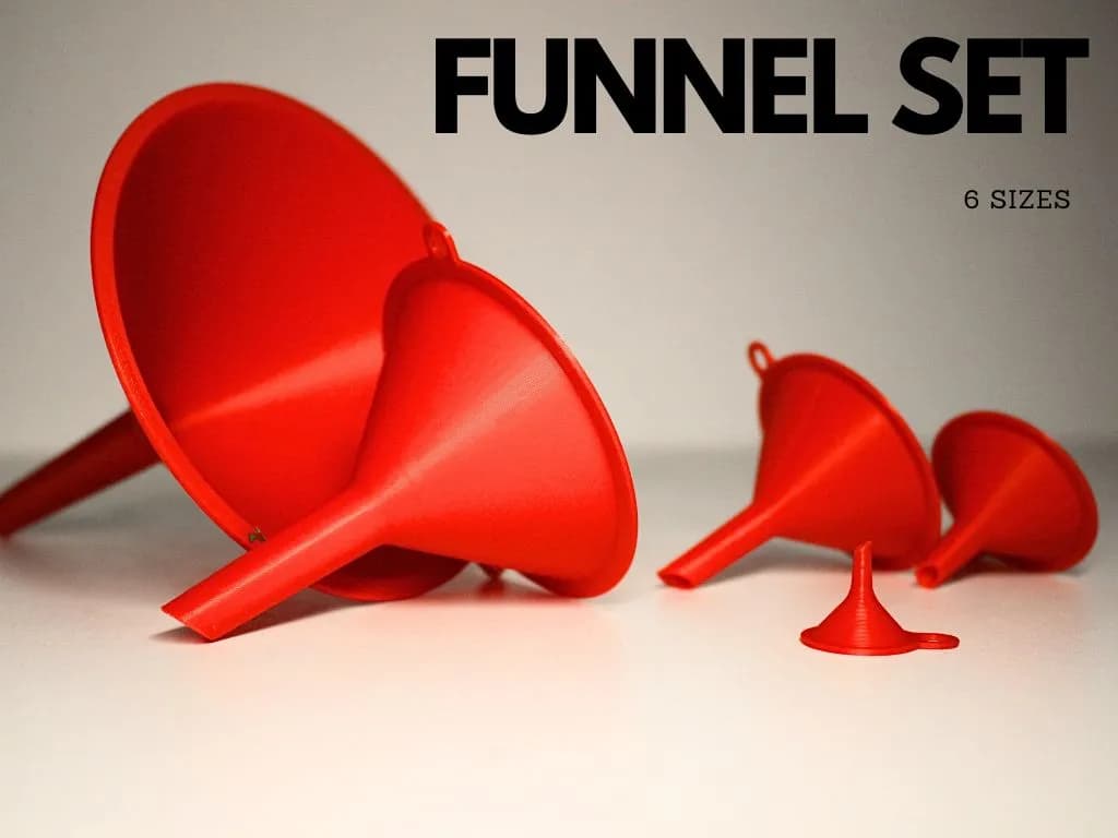 طقم قمع متعدد الأحجام