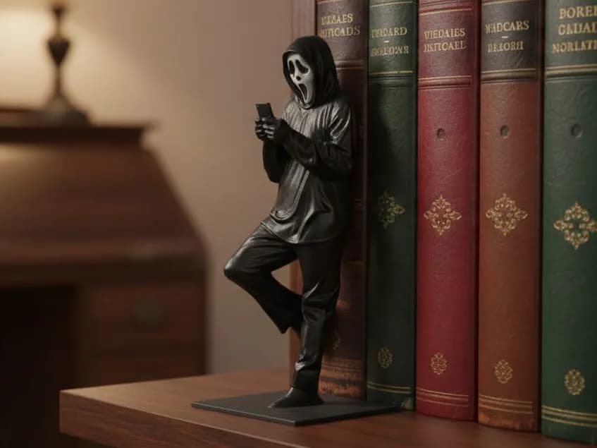 ديكور رف - وجه الشبح