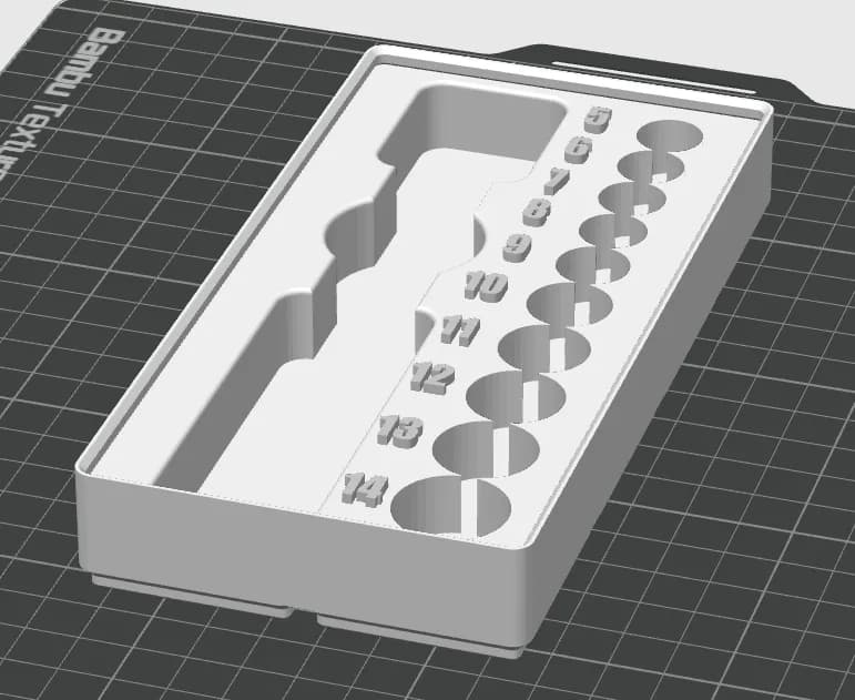 طقم مقابس نظام Gridfinity