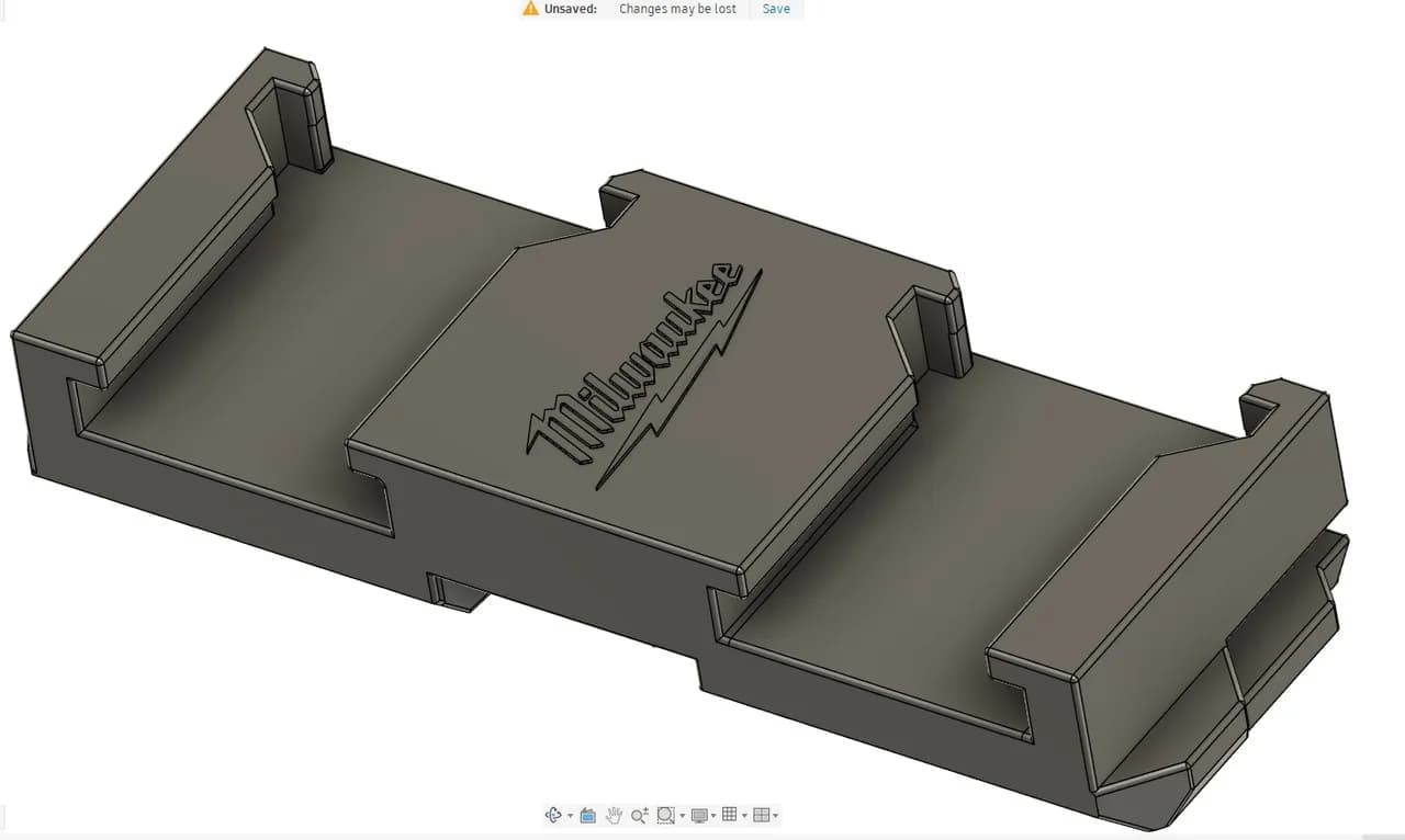 حامل بطارية Milwaukee M18 لنظام Packout