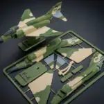 بطاقة تركيب طائرة "فانتوم F-4" المقاتلة (Kit Card) - نموذج ثلاثي الأبعاد